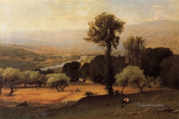 El tonalista del valle de Perugia George Inness Pinturas al óleo